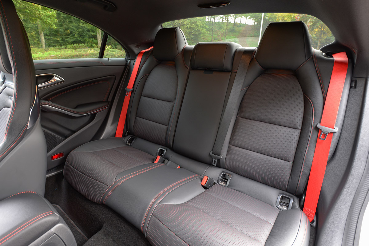 Mercedes CLA 45 AMG 2013 rear seats