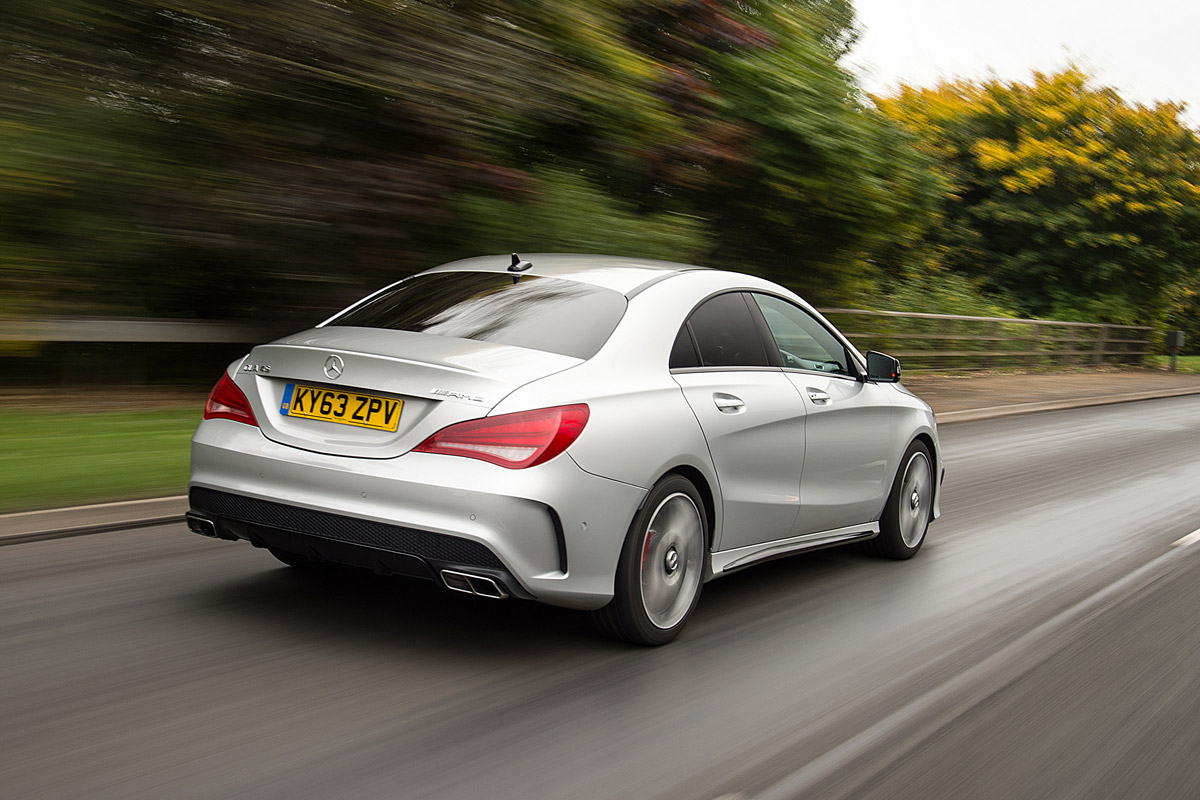 Mercedes CLA 45 AMG 2013 rear track