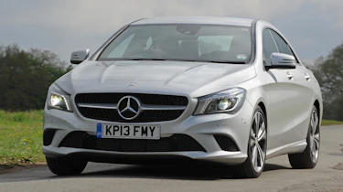 Mercedes CLA front cornering