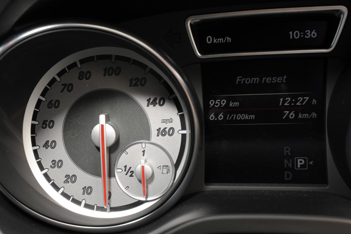Mercedes CLA dials