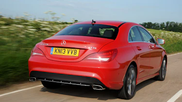 Mercedes CLA rear three quarters