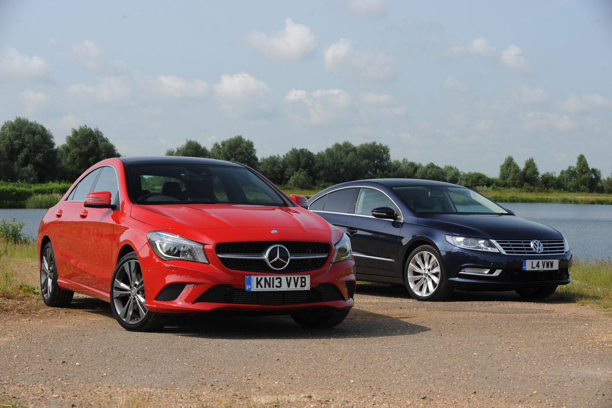 Mercedes CLA 220 CDI Sport vs Volkswagen CC GT 2.0 TDI