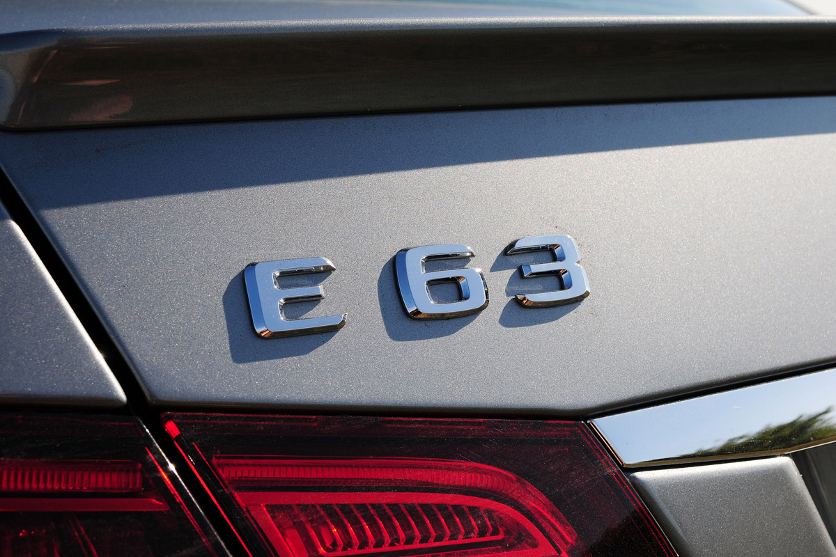 Mercedes E63 AMG S 2013 badge