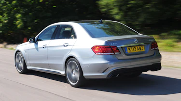 Mercedes E63 AMG S 2013 rear tracking