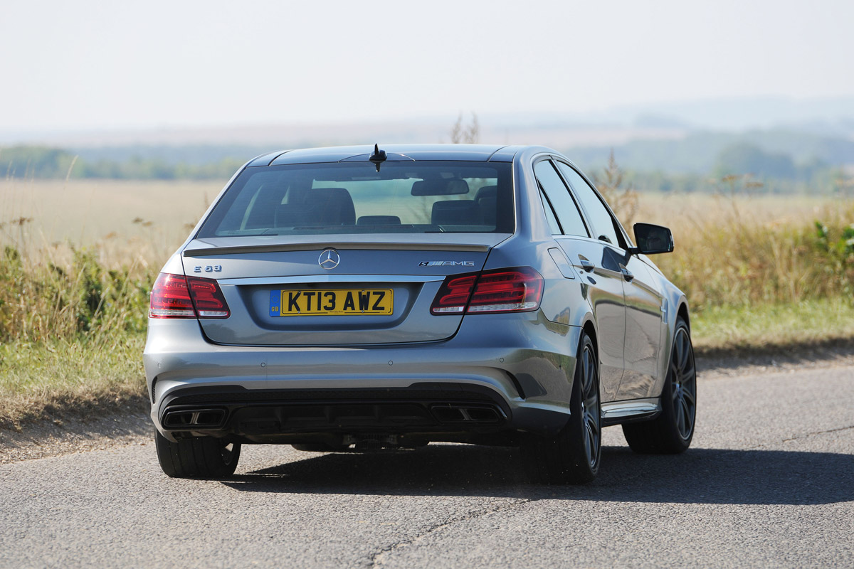 Mercedes E63 AMG S 2013 rear