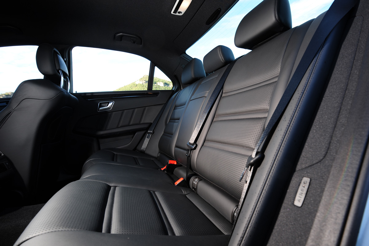 Mercedes E63 AMG rear seats