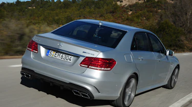 Mercedes E63 AMG rear tracking