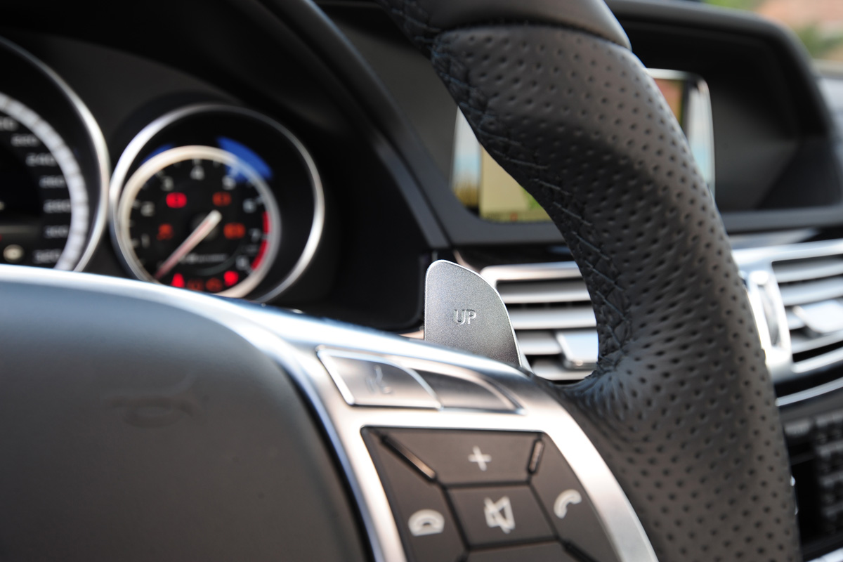 Mercedes E63 AMG paddles