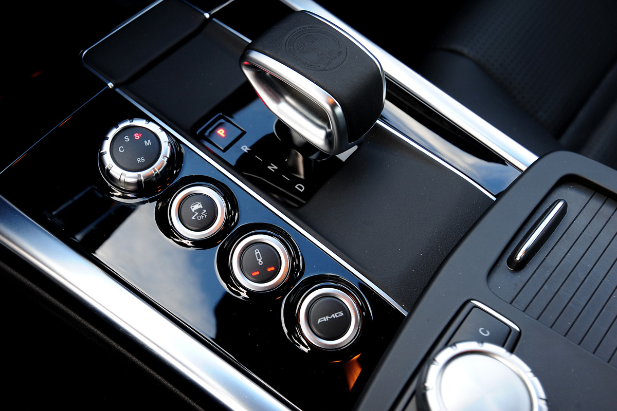 Mercedes E63 AMG interior detail