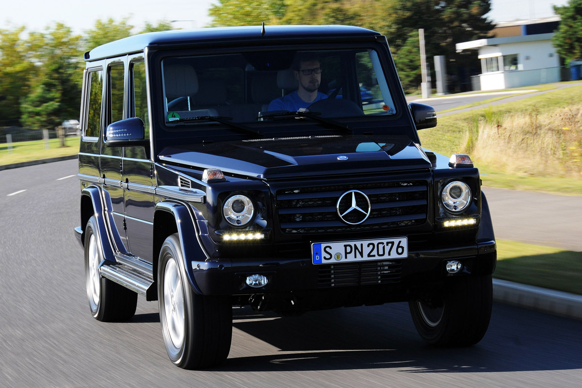 Mercedes G350 Bluetec front tracking