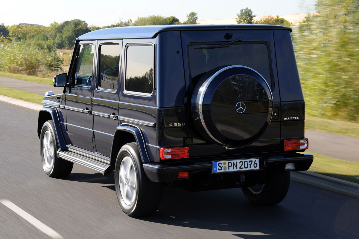 Mercedes G350 Bluetec rear tracking