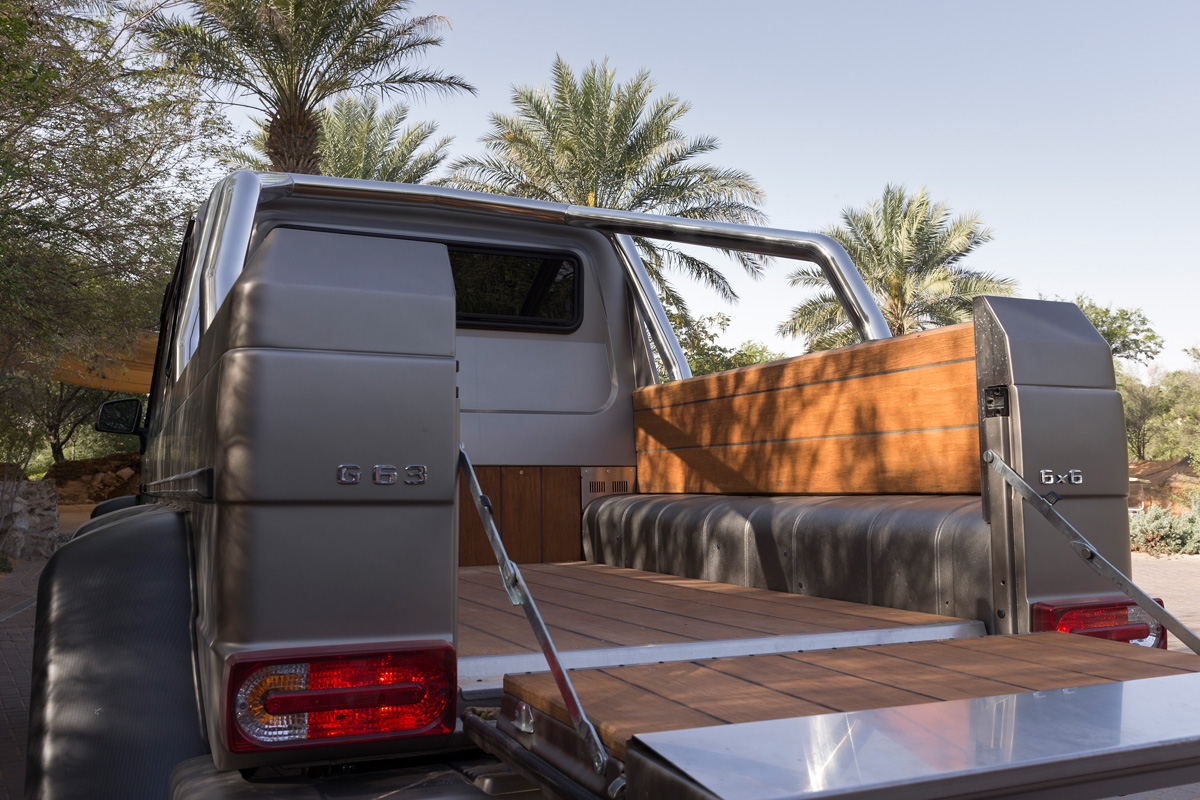 Mercedes G63 AMG 6x6 load bed