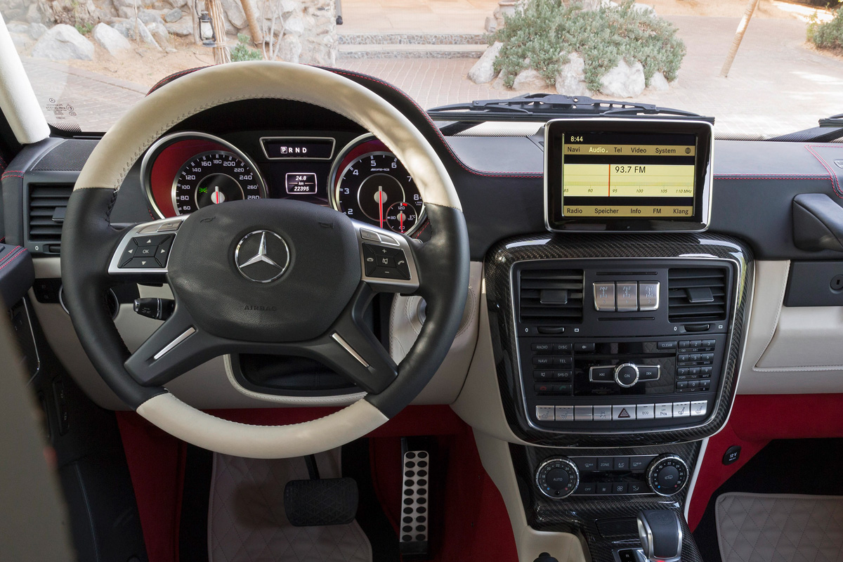 Mercedes G63 AMG 6x6 interior