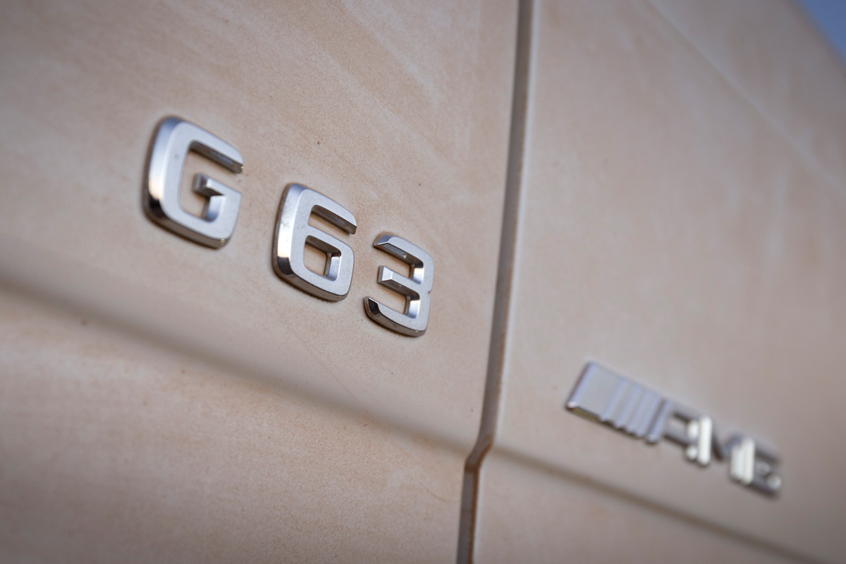 Mercedes G63 AMG 6x6 badge