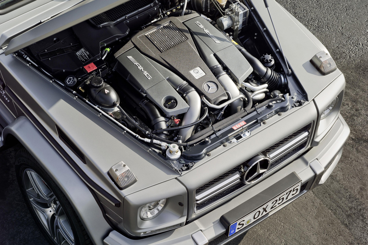 Mercedes G63 AMG engine