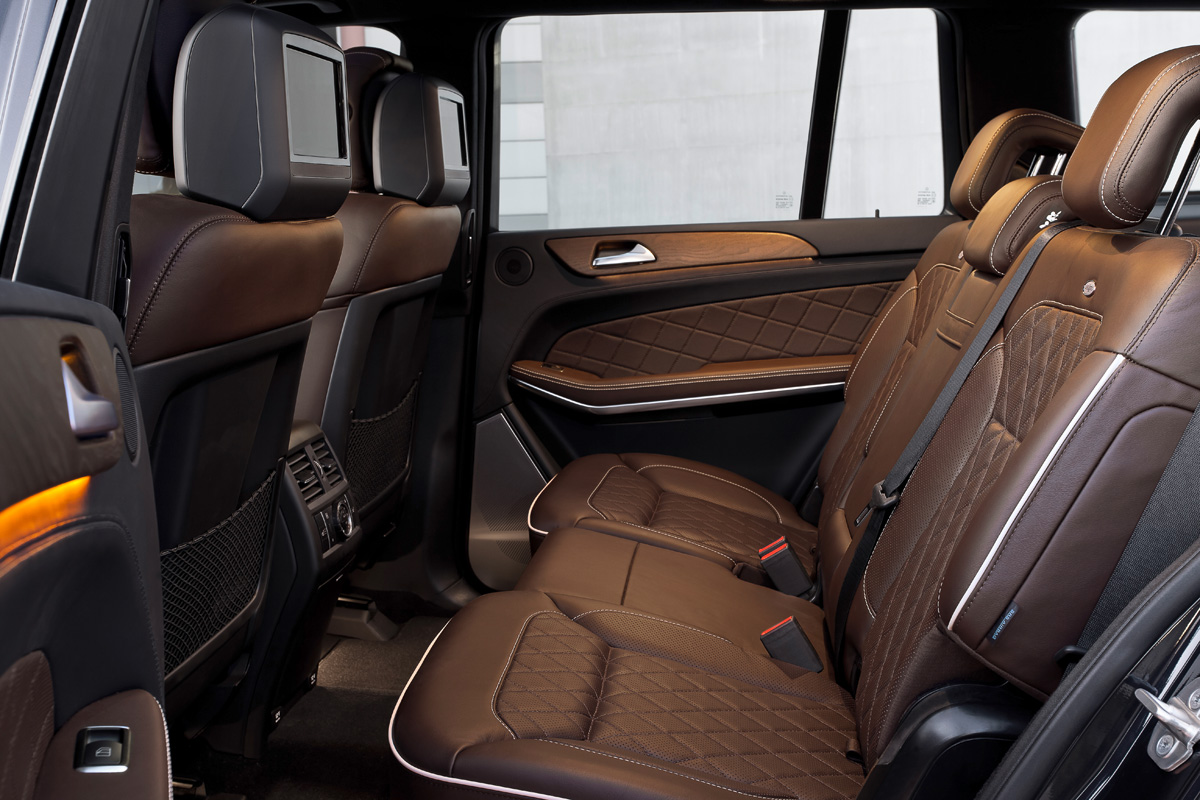 Mercedes GL350 rear seats