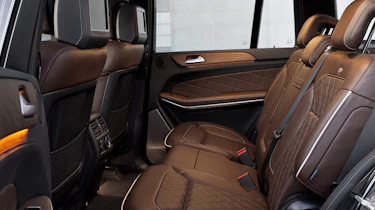 Mercedes GL350 rear seats