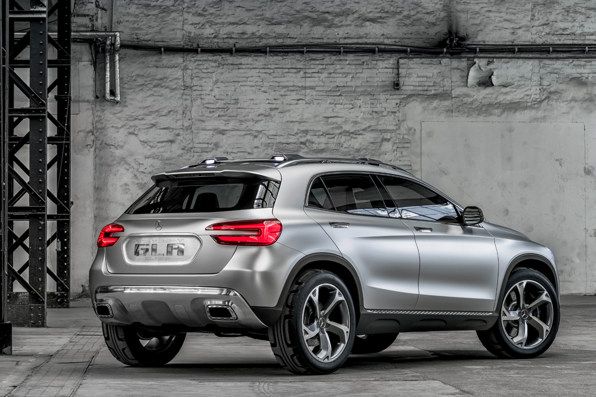 Mercedes Concept GLA rear three-quarters