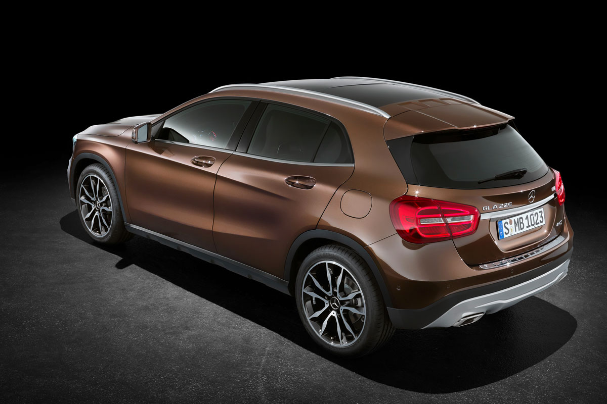 Mercedes GLA rear three quarter static