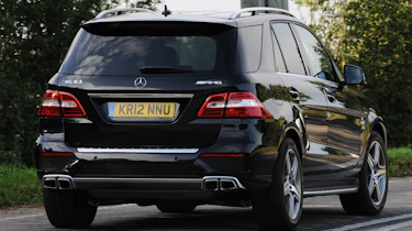 Mercedes ML63 AMG rear cornering