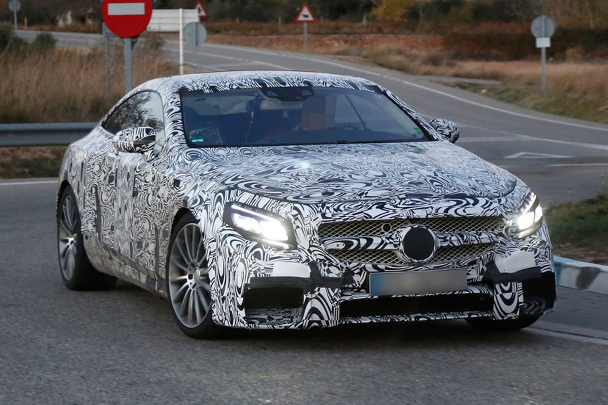 Mercedes S-Class Coupe AMG front quater