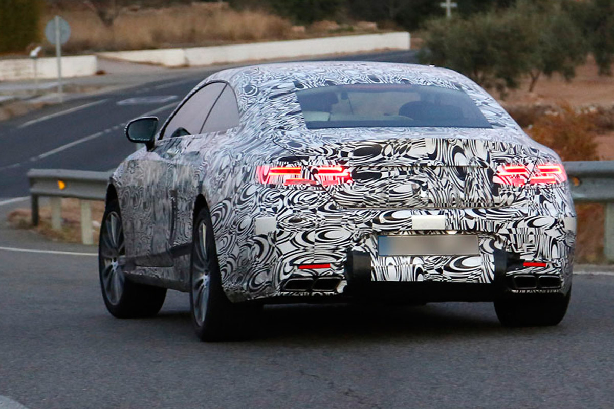 Mercedes S-Class Coupe AMG rear