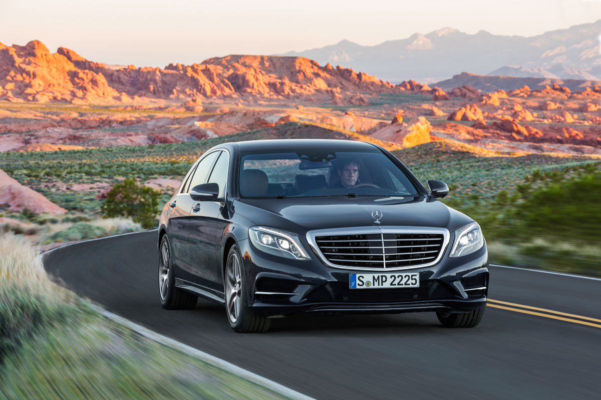 Mercedes S-Class front corner