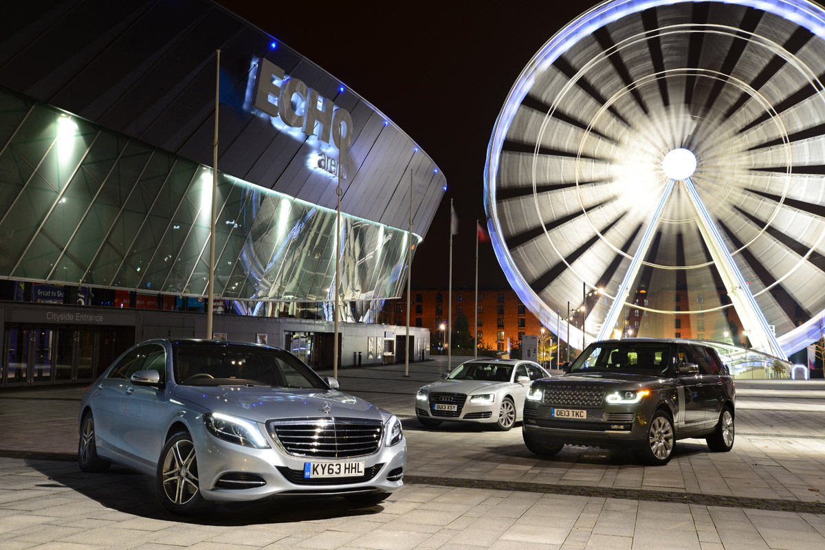 Mercedes S-Class Range Rover Audi A8 2013 header