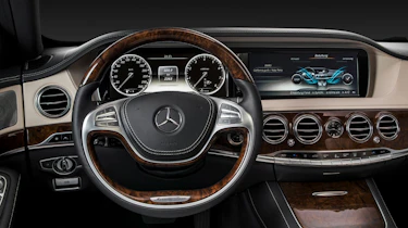 Mercedes S-Class steering wheel