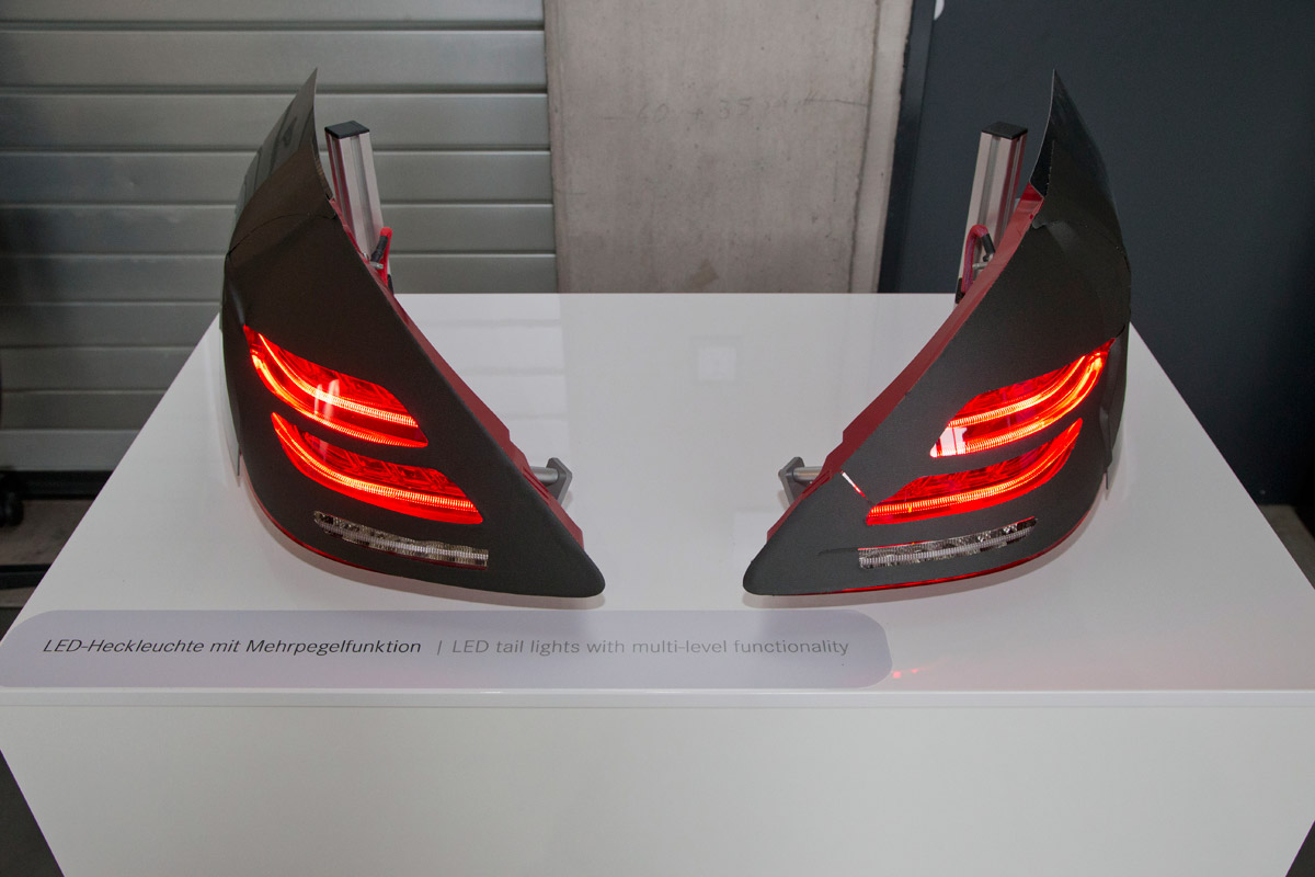 Mercedes S-Class LED taillights