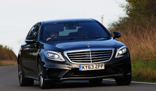Mercedes S63 AMG 2014 front action