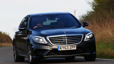 Mercedes S63 AMG 2014 front action