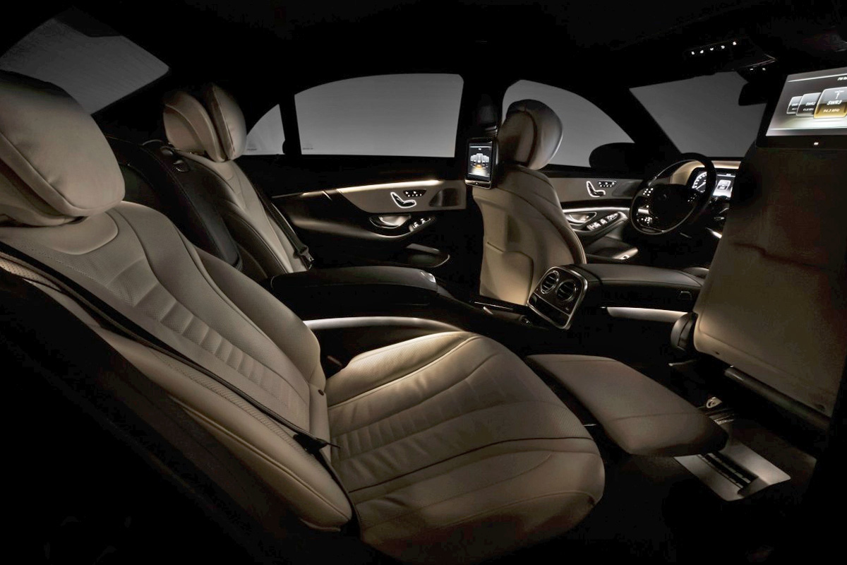 Mercedes S-Class rear seats