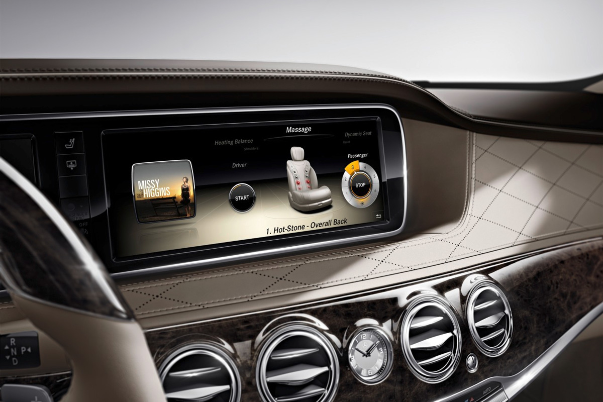 Mercedes S-Class centre console