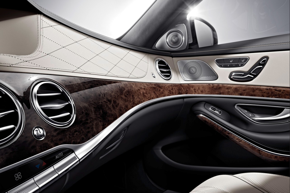 Mercedes S-Class interior detail