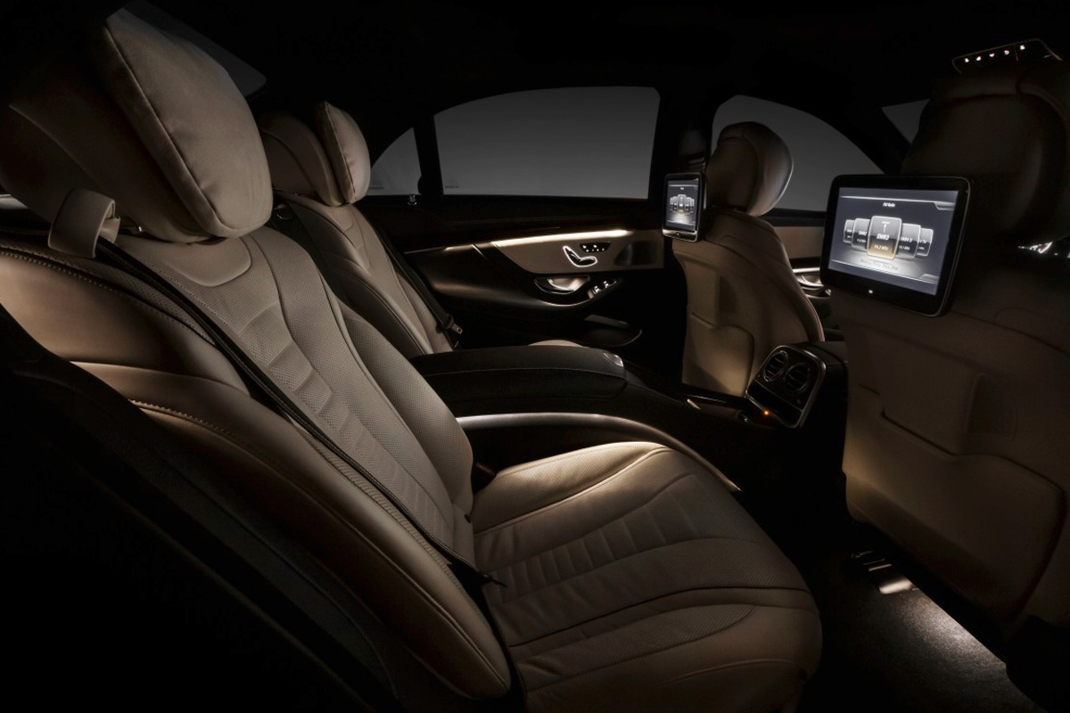 Mercedes S-Class rear seats