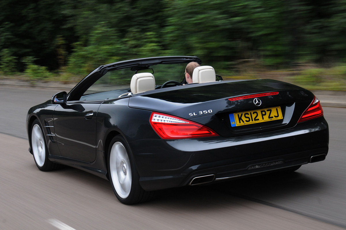 Mercedes SL350 rear tracking