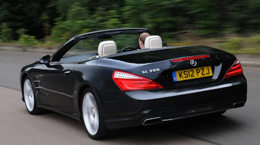 Mercedes SL350 rear tracking