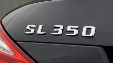 Mercedes SL350 badge