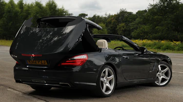 Mercedes SL350 roof mechanism