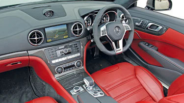 Mercedes SL63 AMG interior
