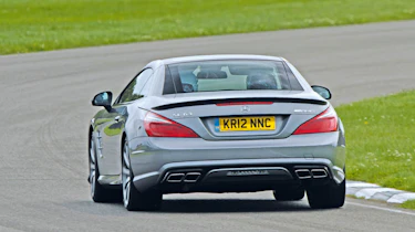 Mercedes SL63 AMG rear cornering