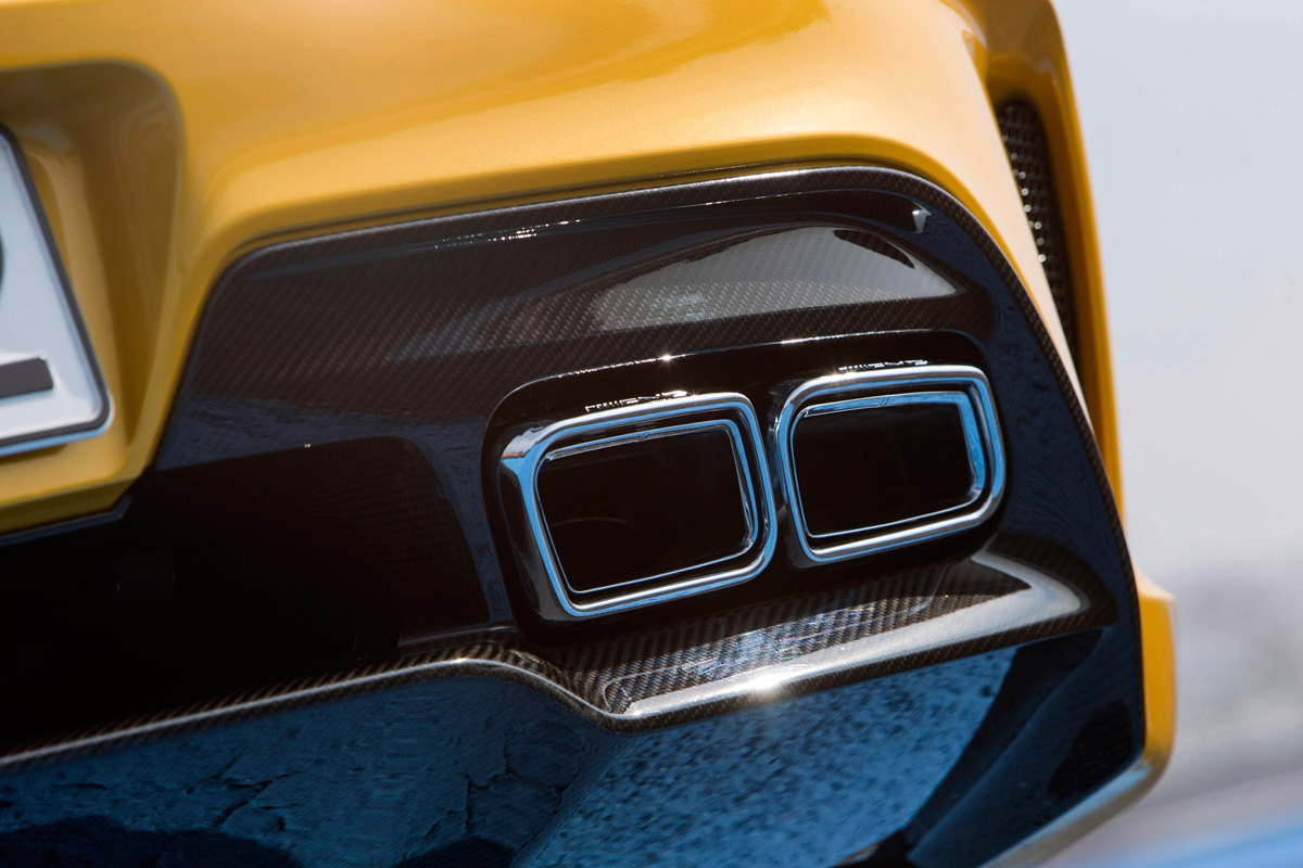 Mercedes SLS AMG Black Series exhausts