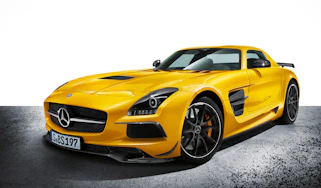 Mercedes SLS AMG Black Series front tracking