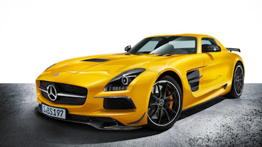 Mercedes SLS AMG Black Series front tracking