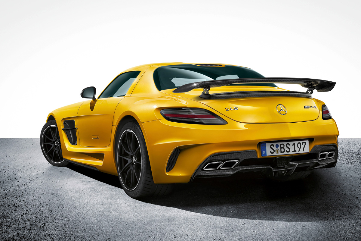 Mercedes SLS AMG Black Series rear