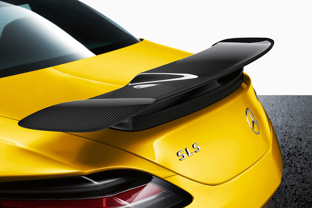 Mercedes SLS AMG Black Series badge