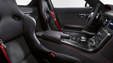 Mercedes SLS AMG Black Series on track