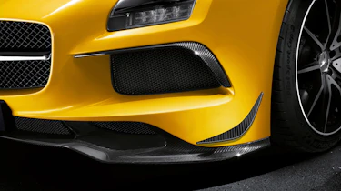 Mercedes SLS AMG Black Series panning