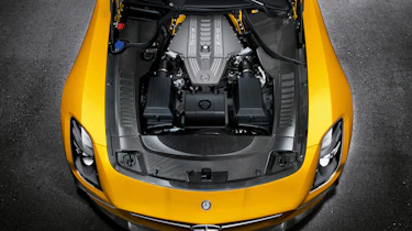 Mercedes SLS AMG Black Series under the bonnet